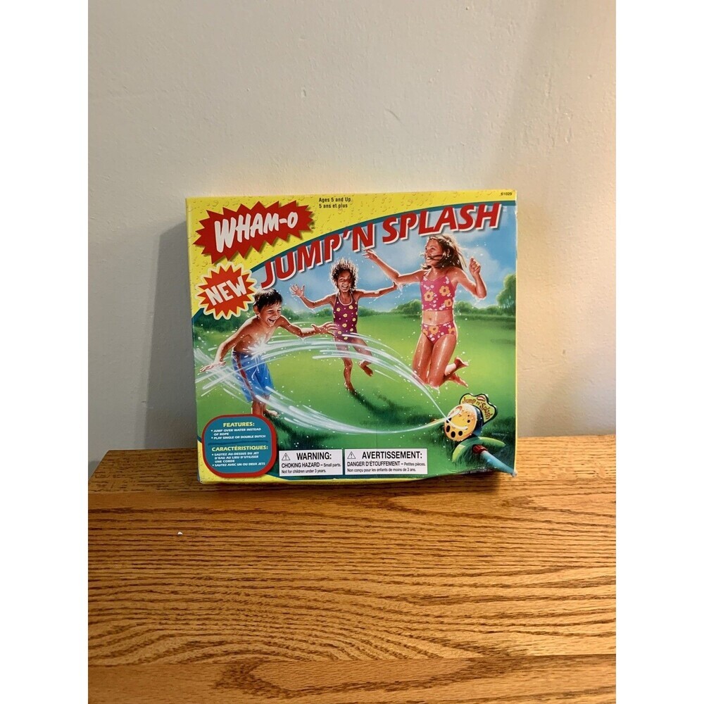 WHAM-O JUMP 'N SPLASH SPRINKLER KIDS Family Fun SUMMER Toy @2003 Yard Pool Y2K